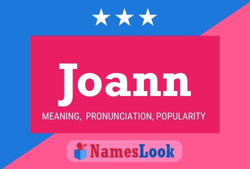 Joann Name Poster