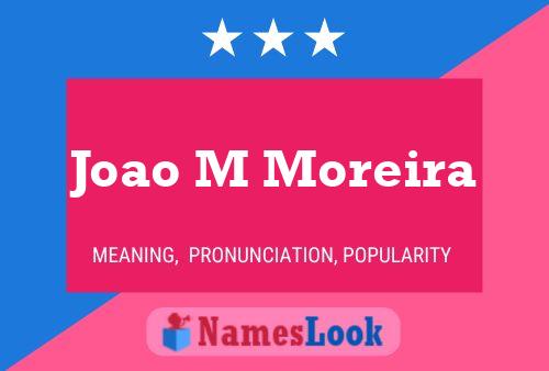 Joao M Moreira Name Poster