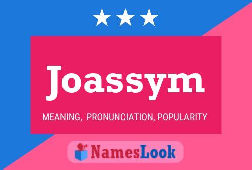 Joassym Name Poster