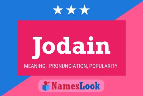 Jodain Name Poster