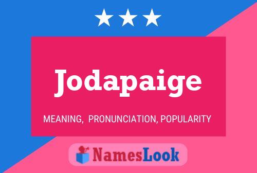 Jodapaige Name Poster