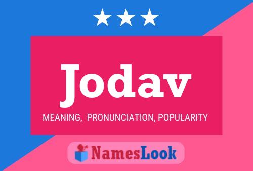 Jodav Name Poster