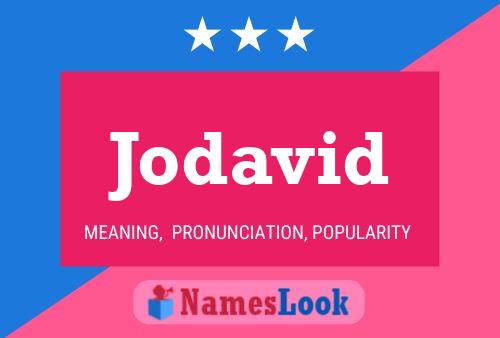 Jodavid Name Poster