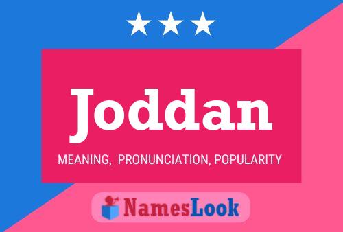 Joddan Name Poster