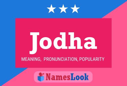 Jodha Name Poster