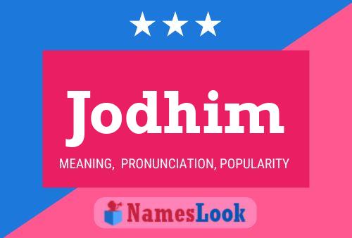 Jodhim Name Poster