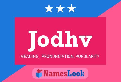 Jodhv Name Poster