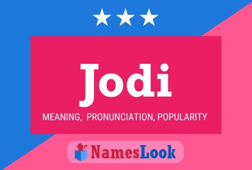 Jodi Name Poster