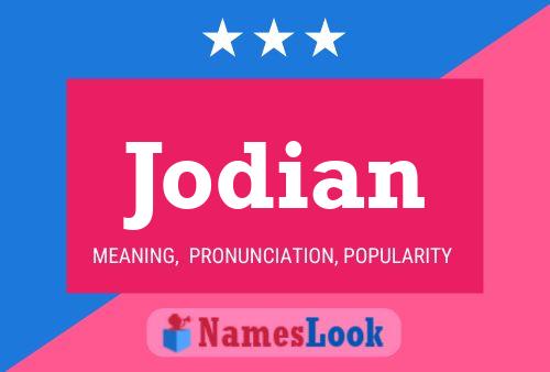 Jodian Name Poster