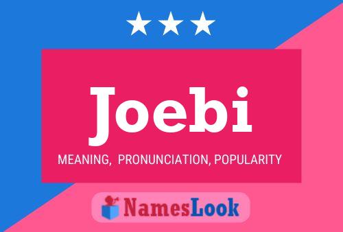 Joebi Name Poster