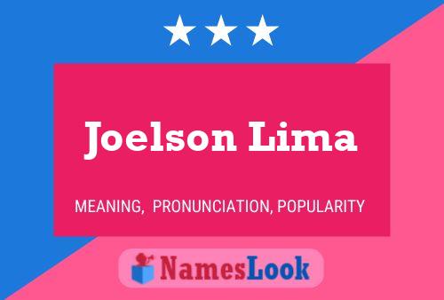 Joelson Lima Name Poster