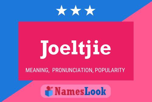 Joeltjie Name Poster