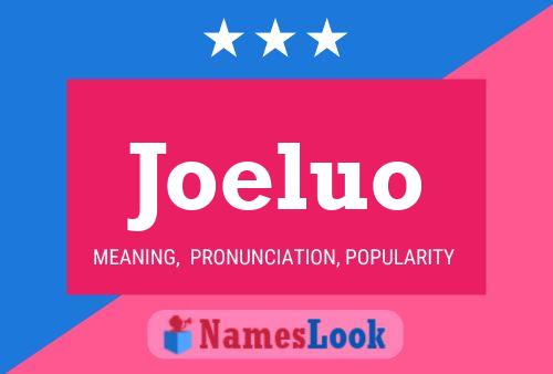 Joeluo Name Poster