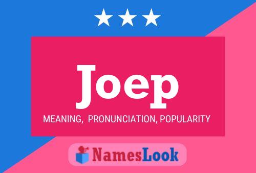 Joep Name Poster