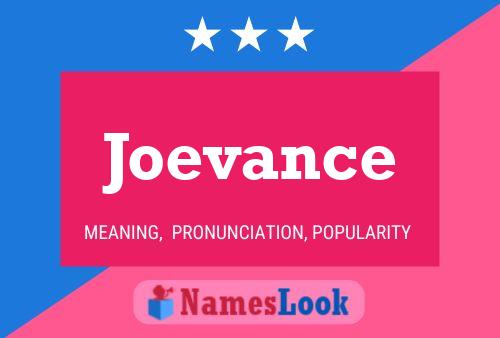 Joevance Name Poster