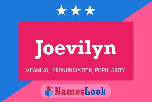 Joevilyn Name Poster