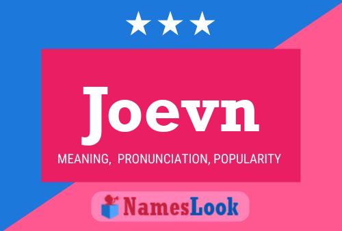 Joevn Name Poster