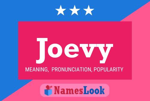 Joevy Name Poster