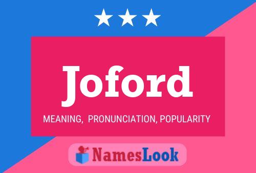 Joford Name Poster