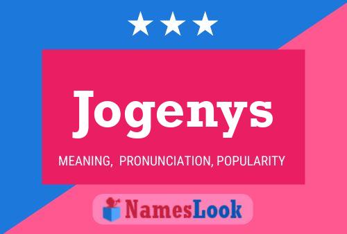 Jogenys Name Poster