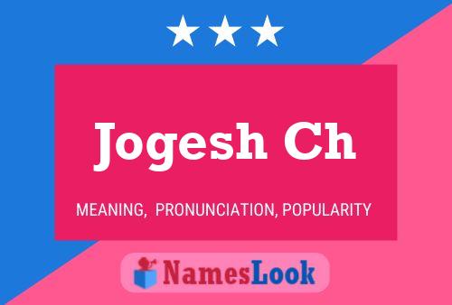 Jogesh Ch Name Poster