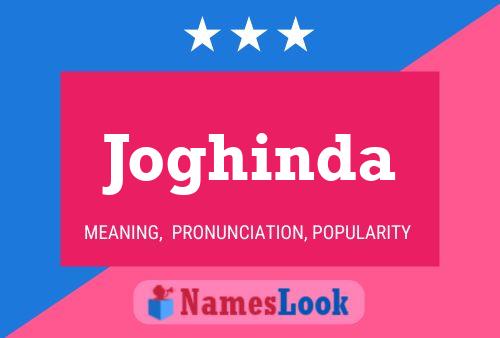 Joghinda Name Poster