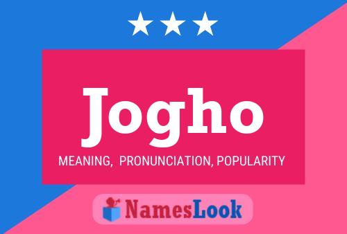 Jogho Name Poster