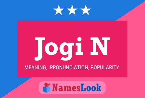 Jogi N Name Poster