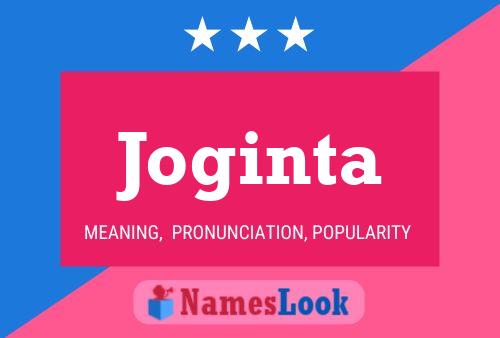 Joginta Name Poster