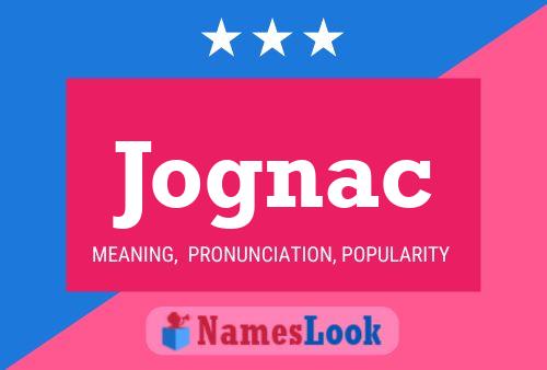 Jognac Name Poster