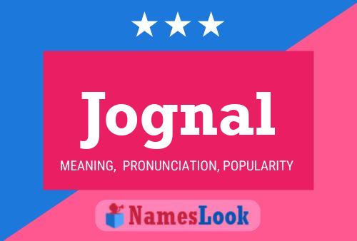 Jognal Name Poster