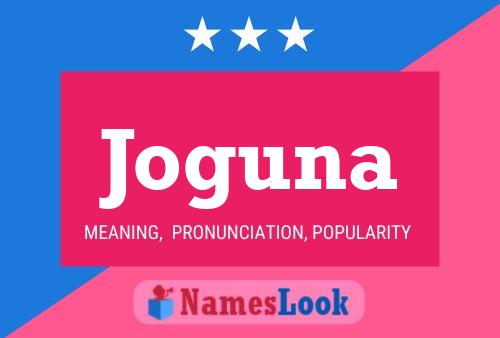 Joguna Name Poster