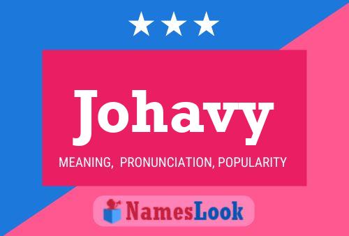 Johavy Name Poster