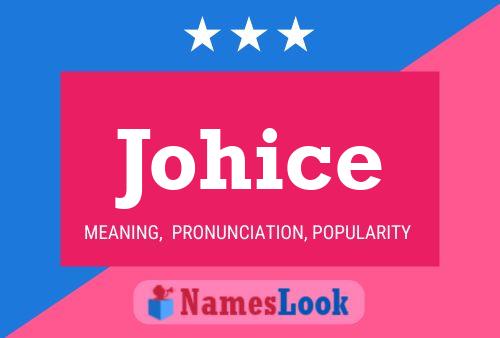 Johice Name Poster