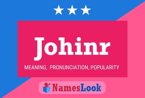 Johinr Name Poster