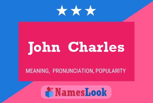 John  Charles Name Poster