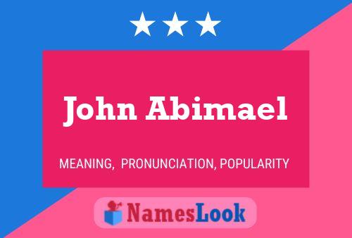 John Abimael Name Poster