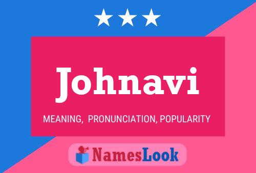 Johnavi Name Poster