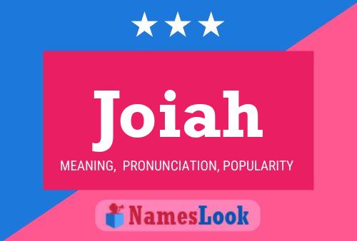 Joiah Name Poster