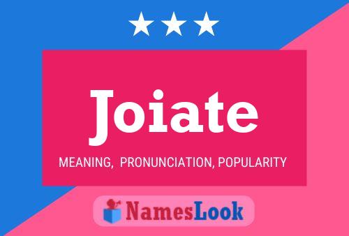 Joiate Name Poster