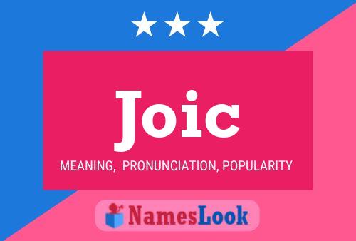 Joic Name Poster