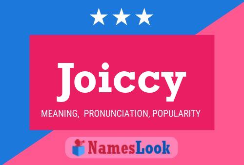 Joiccy Name Poster