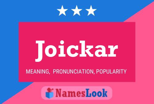 Joickar Name Poster