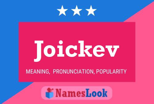 Joickev Name Poster