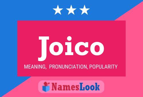 Joico Name Poster