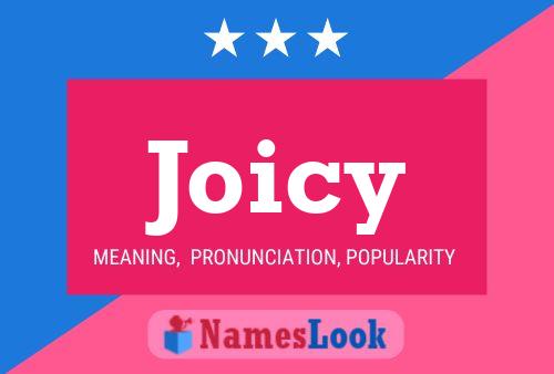 Joicy Name Poster