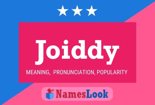 Joiddy Name Poster