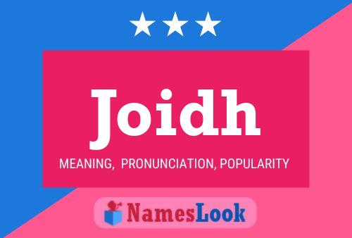 Joidh Name Poster