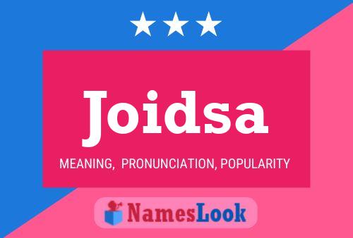 Joidsa Name Poster