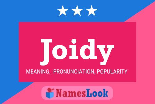 Joidy Name Poster